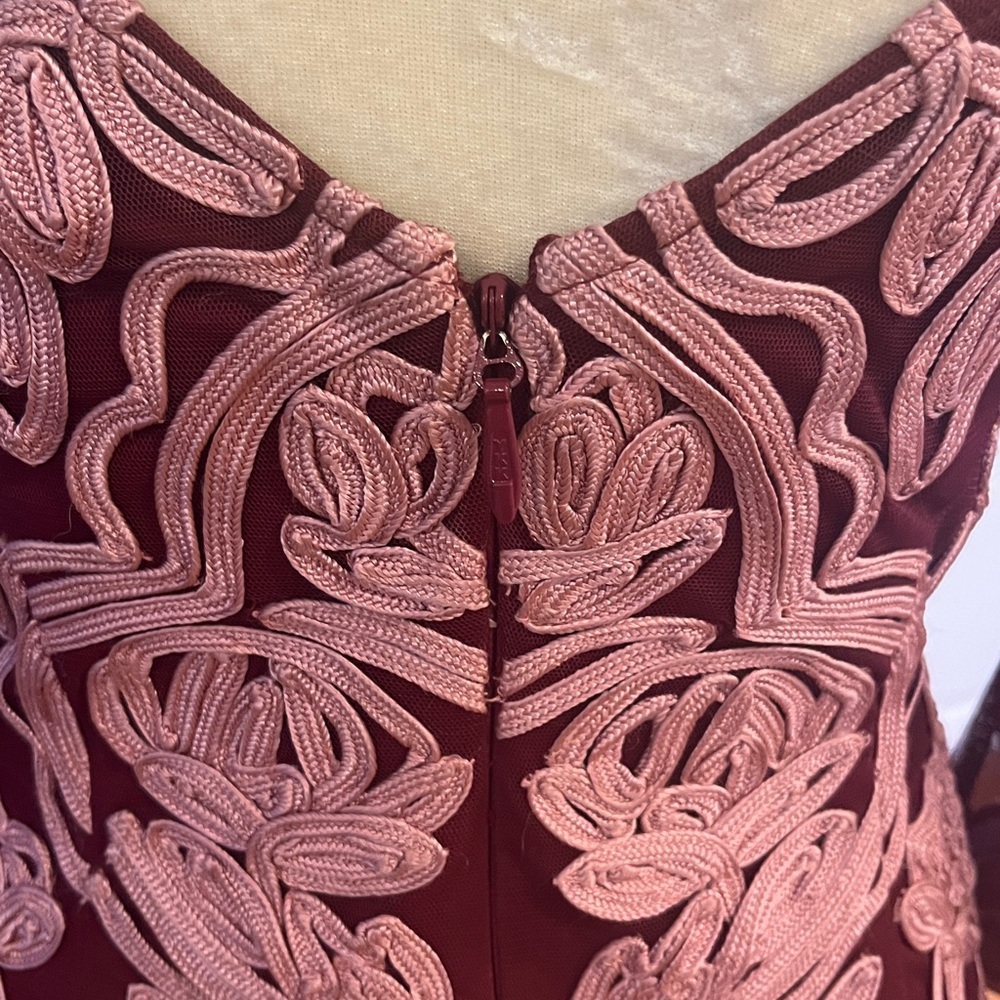 JS Collections Burgundy Dress - Picture 5 of 10